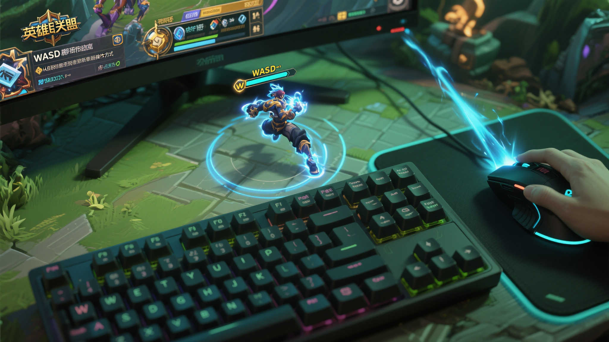惊爆！《英雄联盟》或将支持“WASD操控移动”，技能绑定鼠标操作！